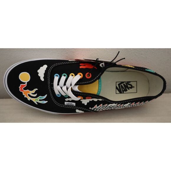 Vans x  Kaitlin Chan Men's Sz 12 Black OTW Gallery Pride Authentic Sneakers SIB - Picture 6 of 12